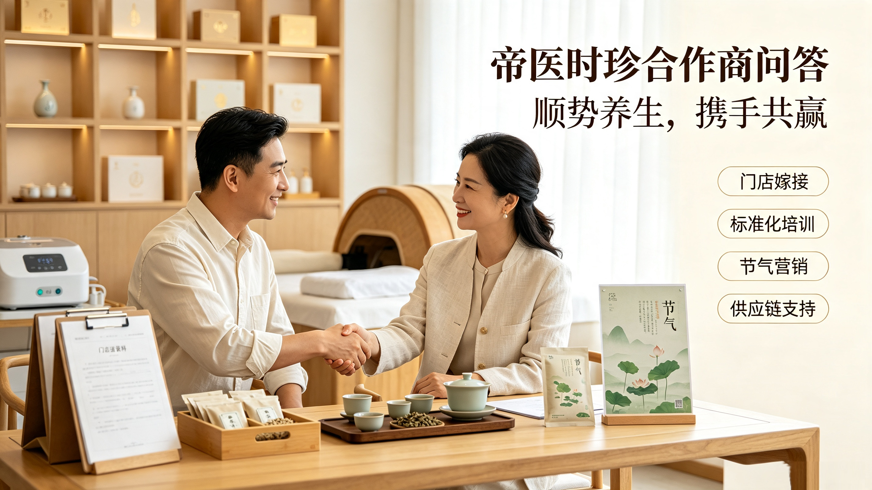 帝医时珍合作商常见问答｜顺势养生，携手共赢